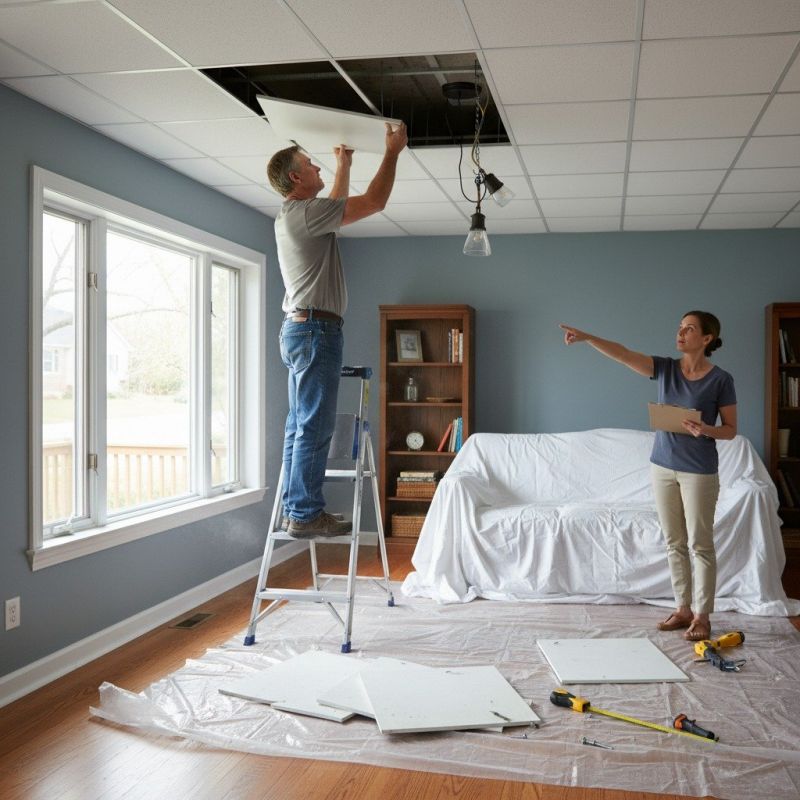 Acoustic Ceiling Removal