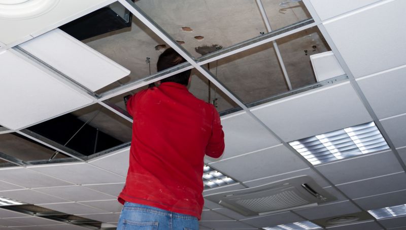 Suspended Ceiling Disassembly